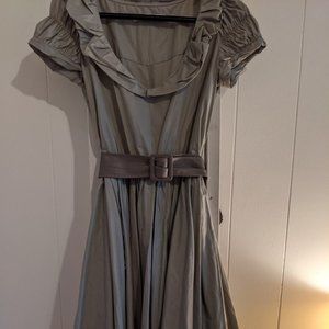 Grey vintage dress from Zara
